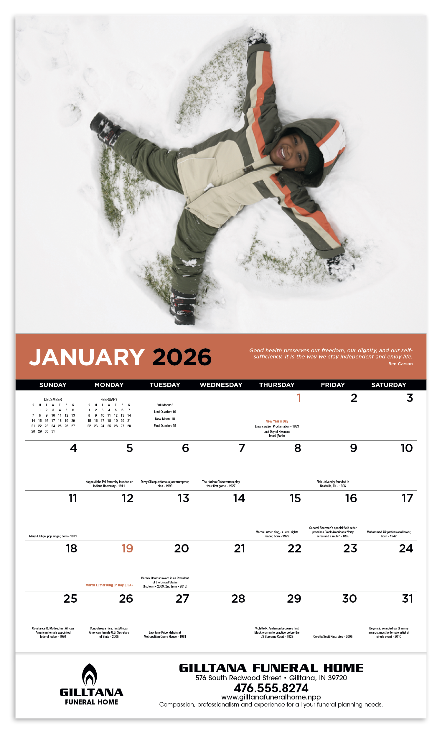 HotLine® Products Everyday Celebrations Appointment Calendar - Stapled 36