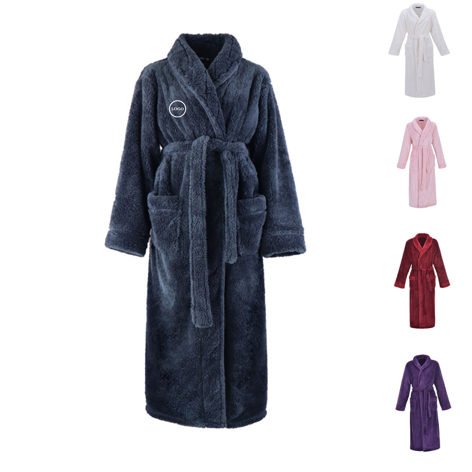 Luxurious Plush Fleece Robe for All Ages 1