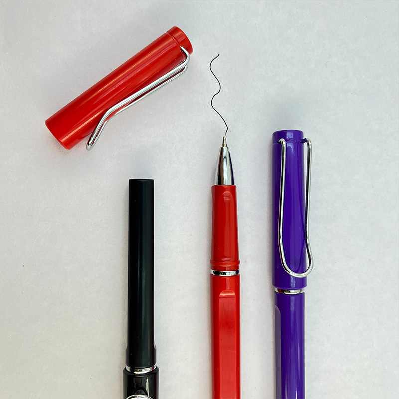 Imitation Metal Clip Color Gel Pen 3