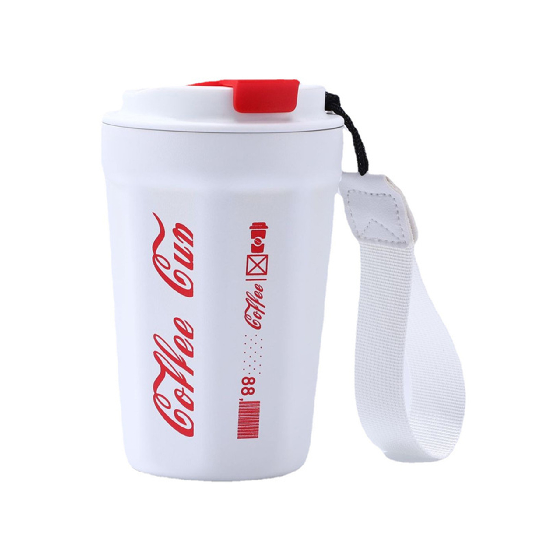 14oz Insulated Coffee Cup with Lid 4