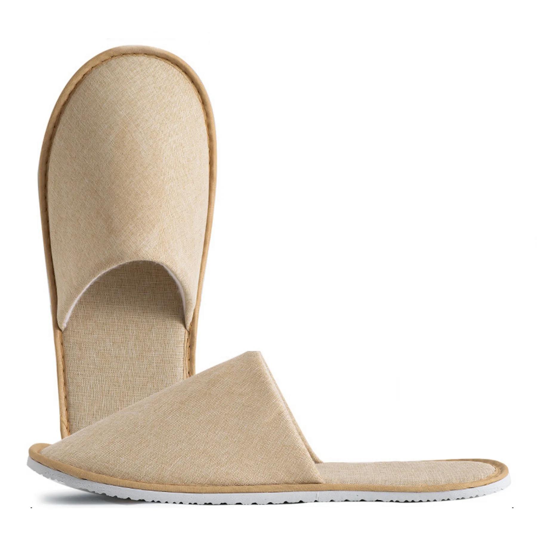 Breathable  Disposable linen Slippers 6