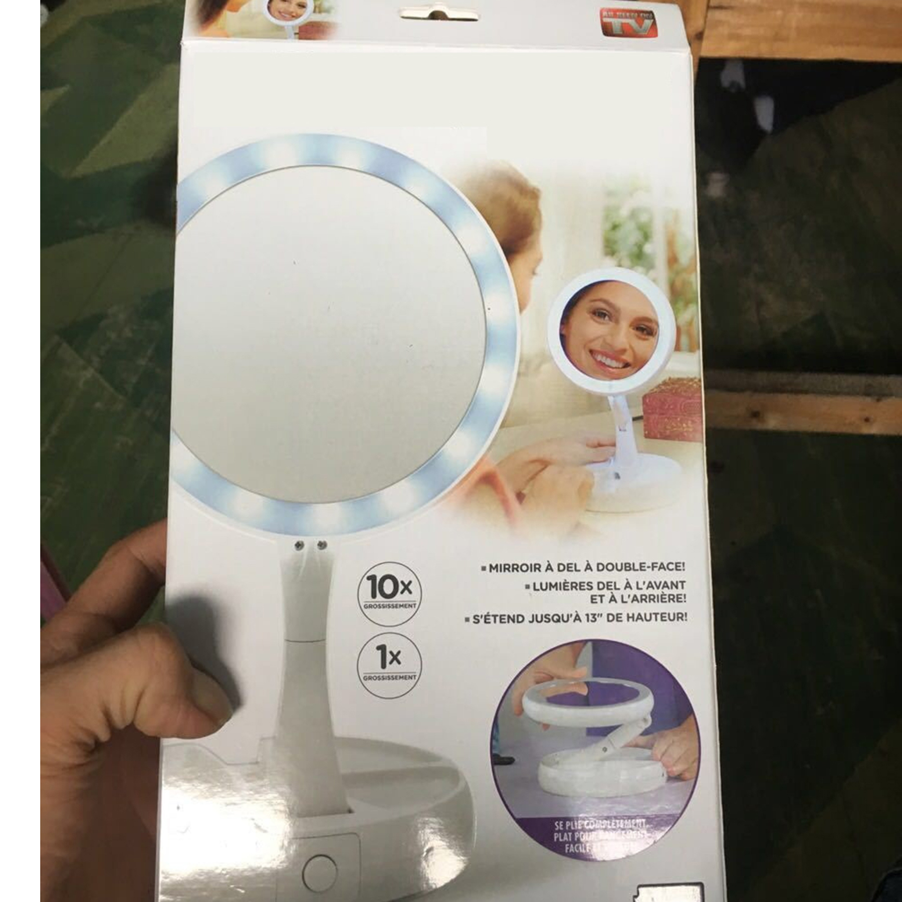 Folding LED Mirror 4