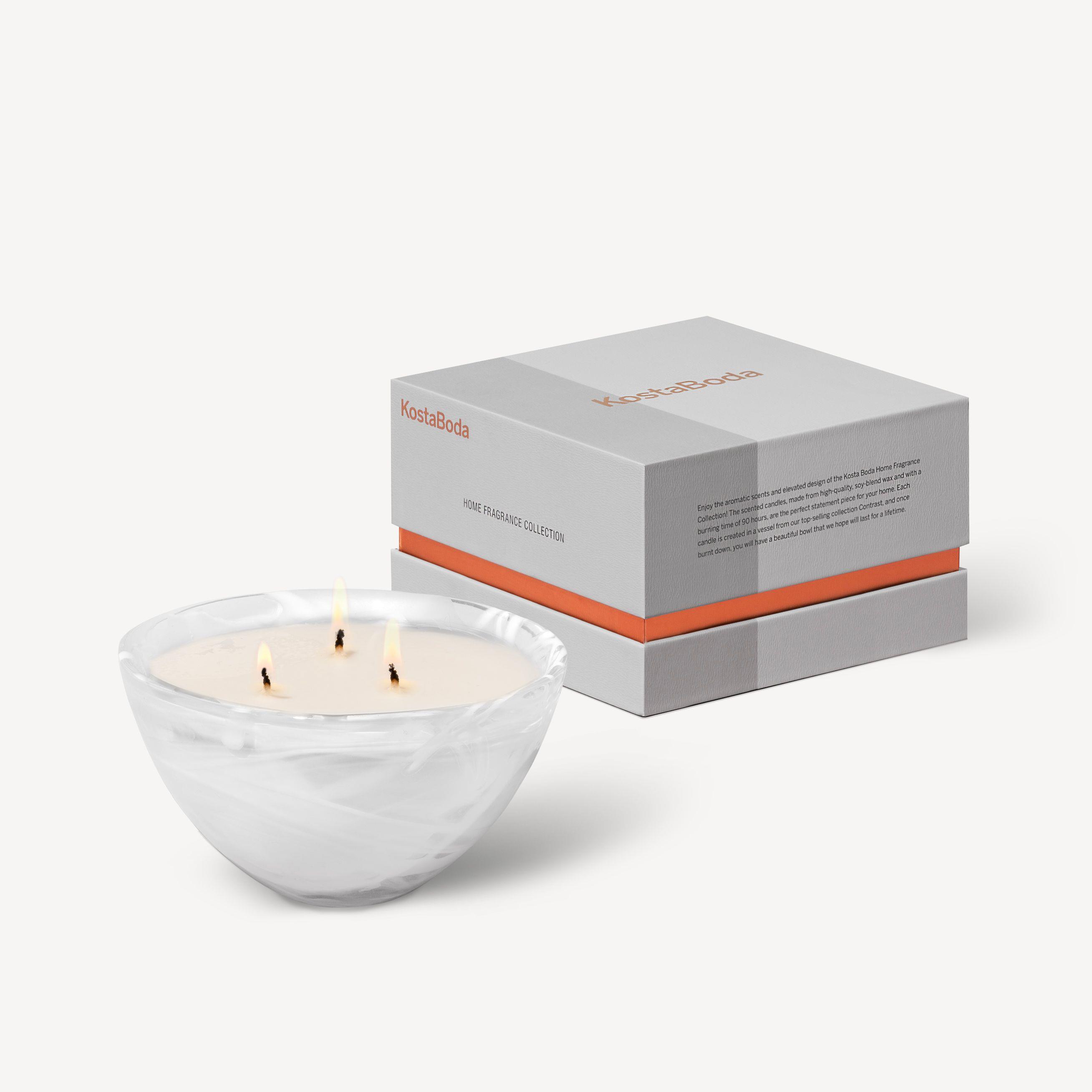 CONTRAST CANDLE WHITE/WHITE 1