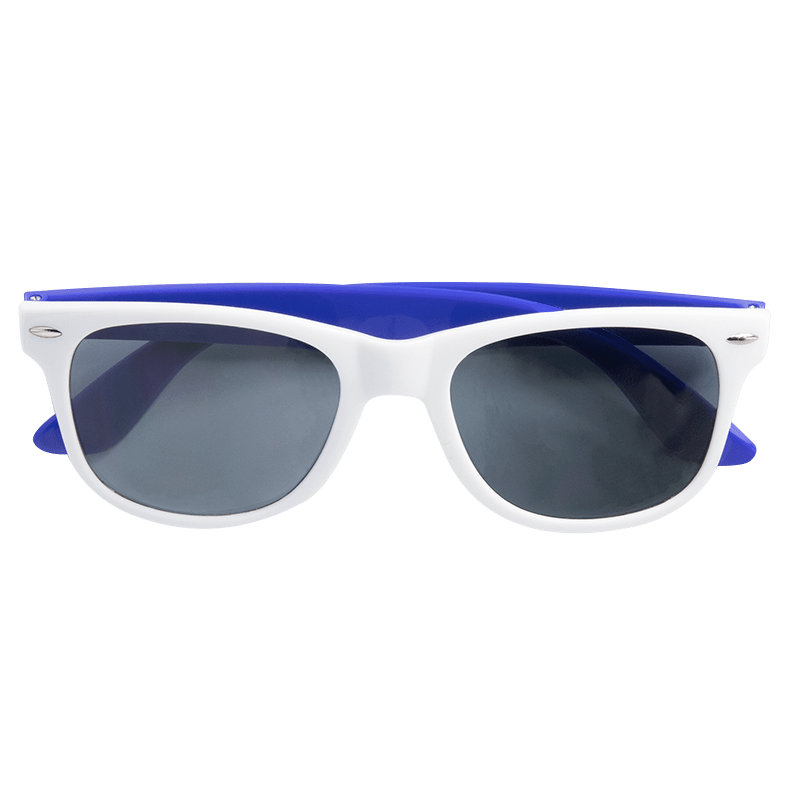 Custom White Frame Plastic Sunglasses 19