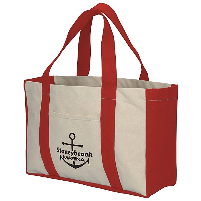 Small 18 oz. Cotton Utility Tote, custom tote bag with logo imprint 3