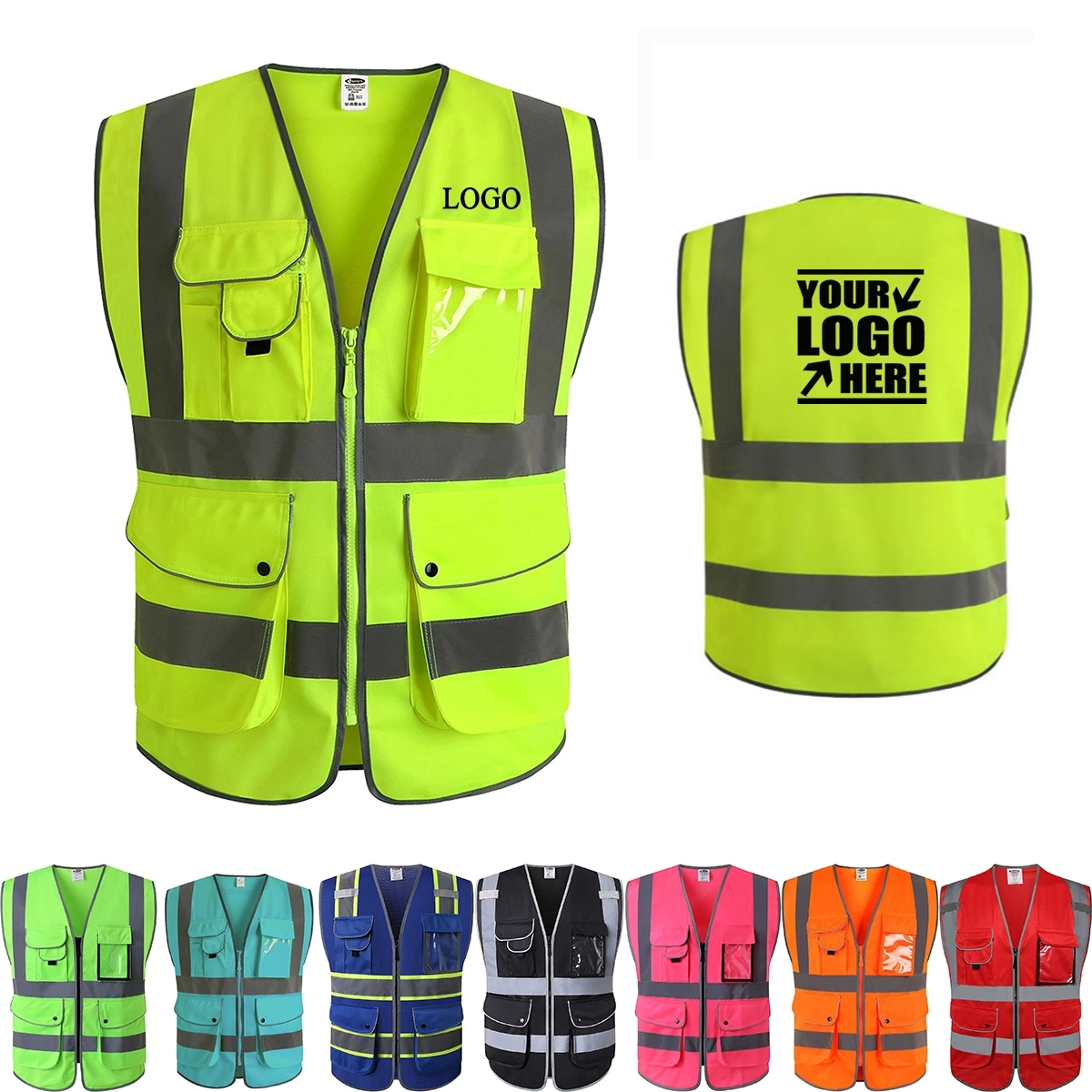 High Visibility  Reflective Safety Vest 1