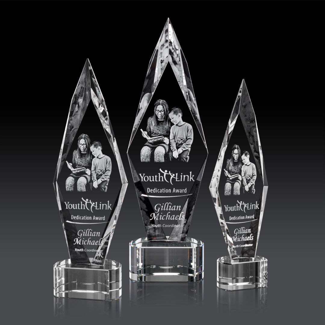 Manilow Award on Paragon Base (3D) - Clear