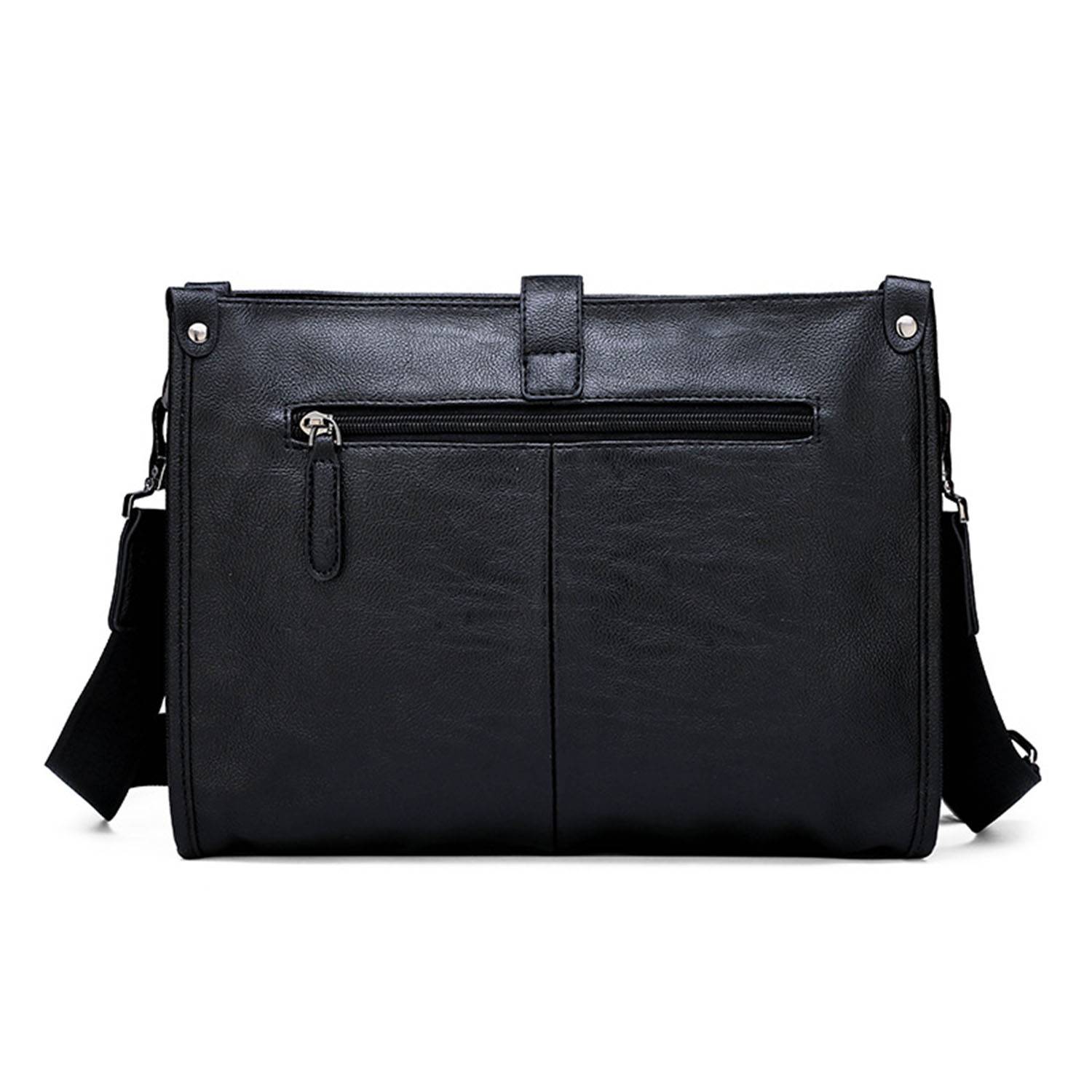 PU Men's Business Cowhide High Quality Shoulder Bag 3