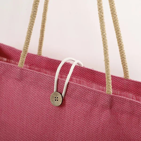 Bliss Jute Tote Bag -18x14x5.5 6