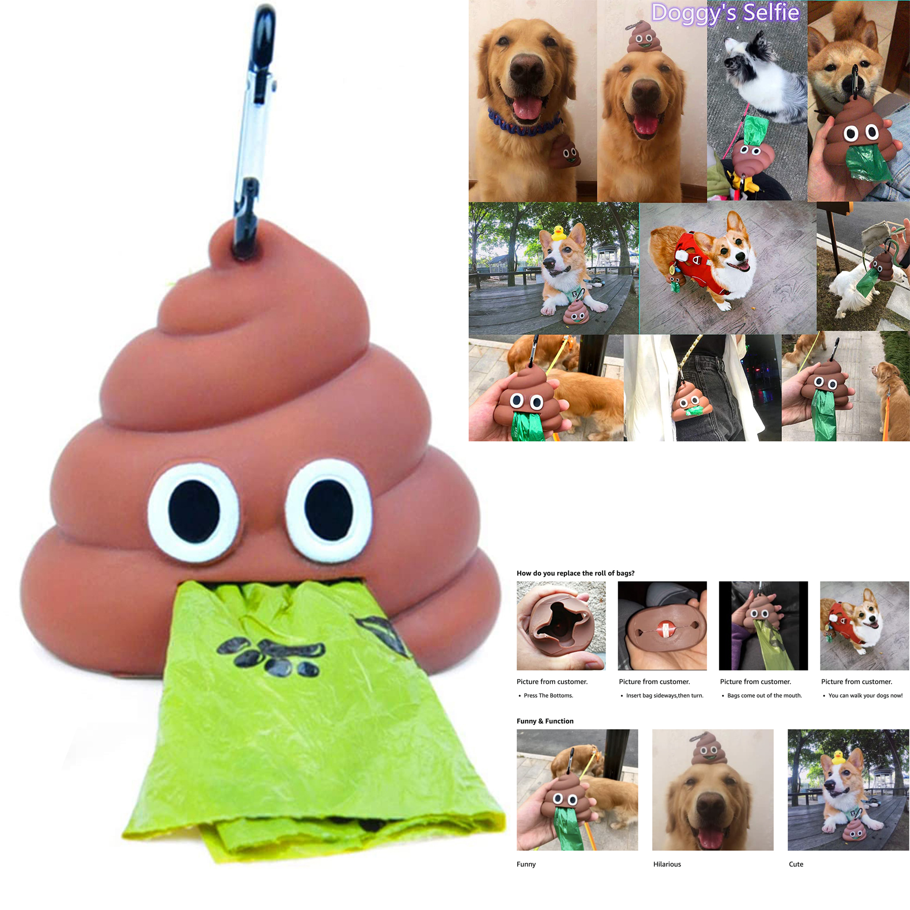 Dog Poop Bag Holder
