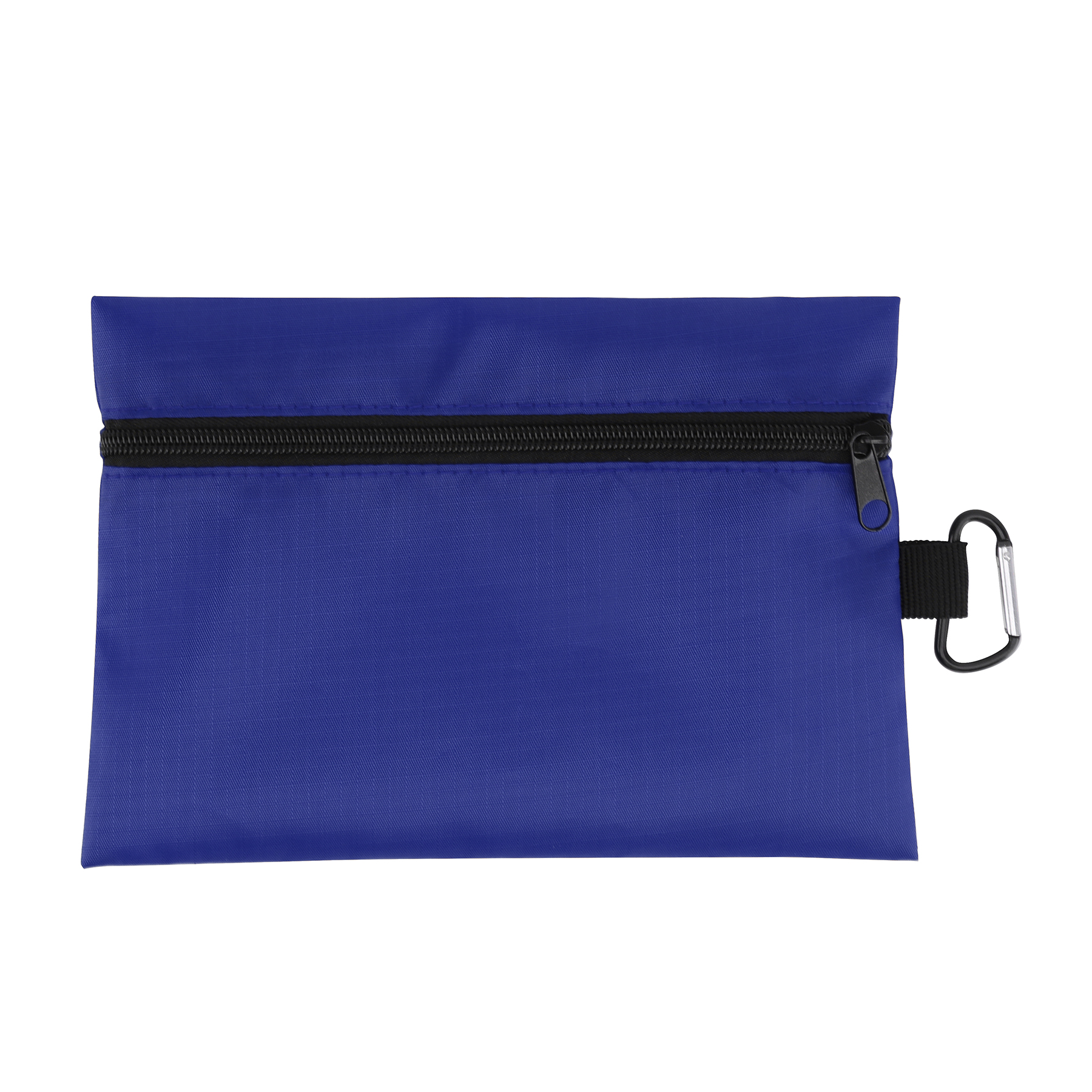 8.5" x 6" Ripstop Utility Zipper Pouch With Carabiner 4