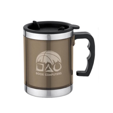 16 oz Stainless Steel/Plastic Mug 2