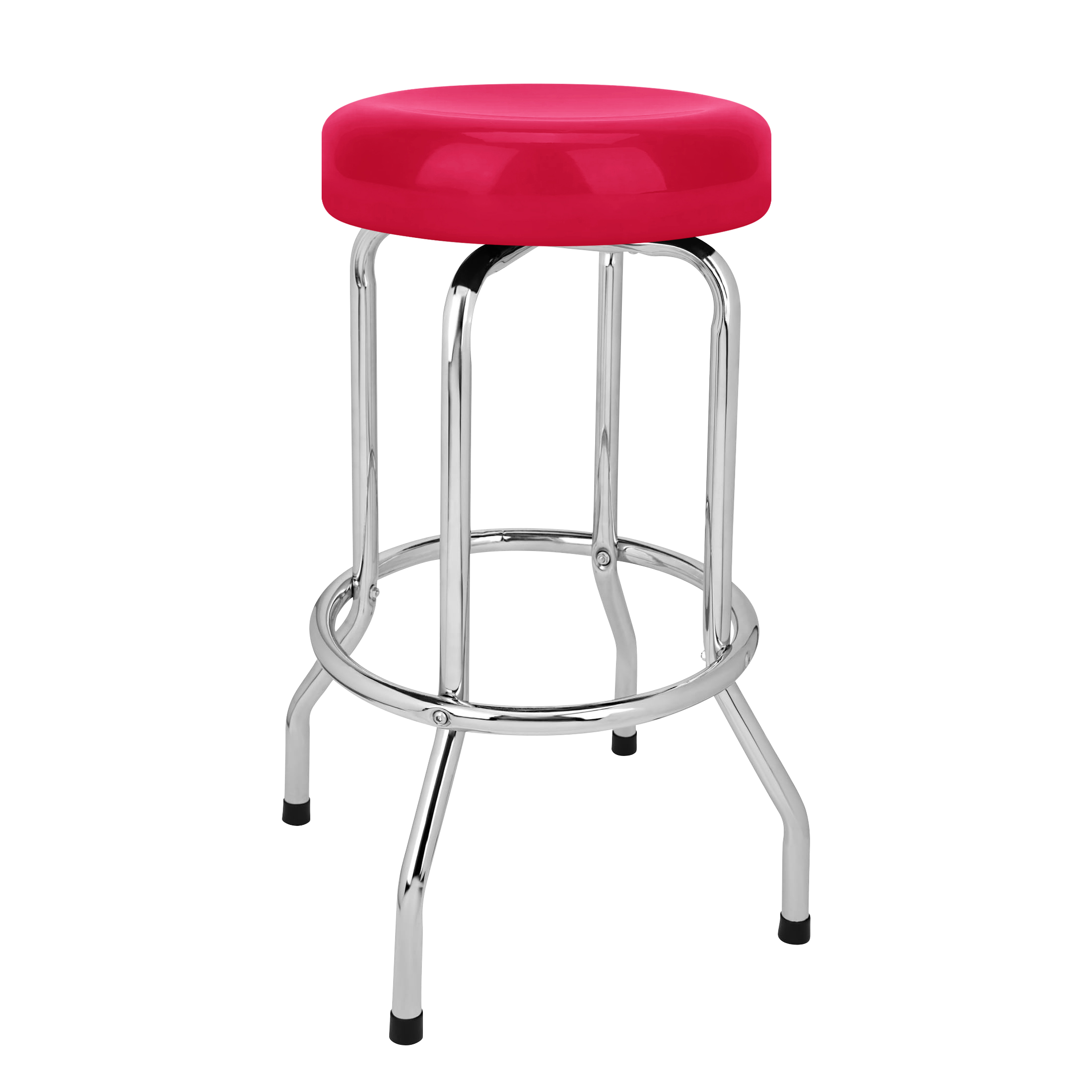 Rotatable PVC Bar Stool 25'' 18
