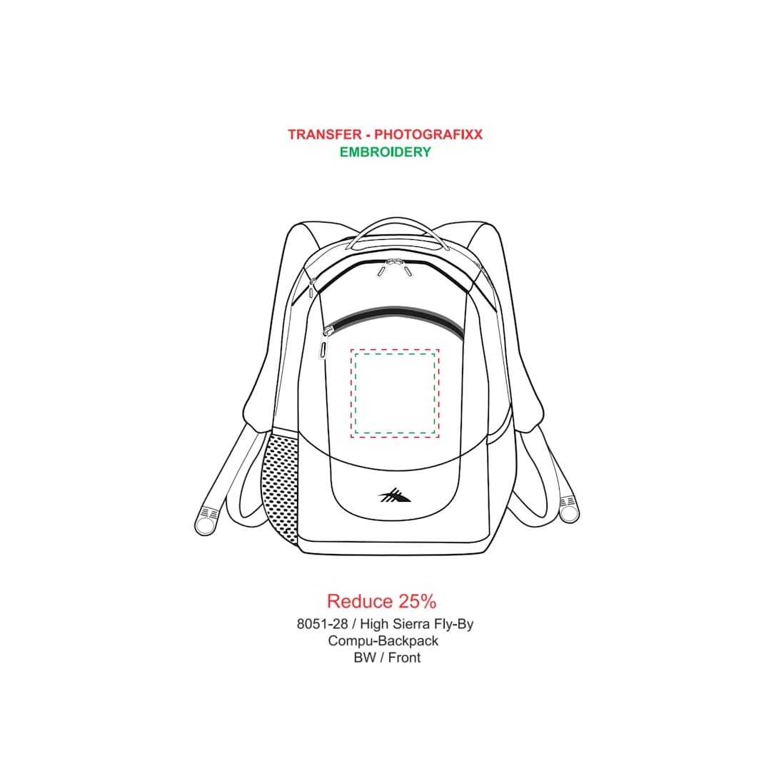 High Sierra Fly-By 17" Computer Backpack 43
