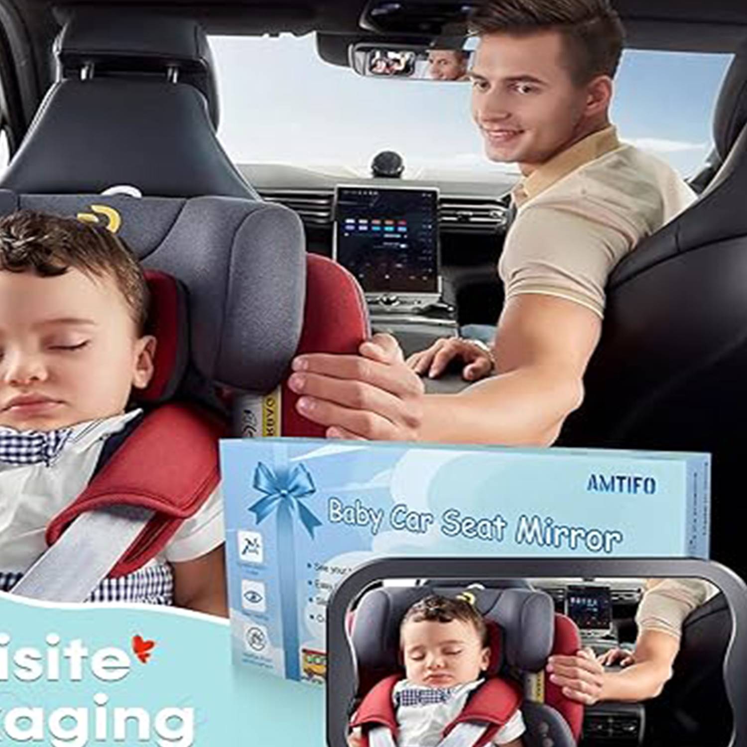 Baby Car Mirror for Seat 4