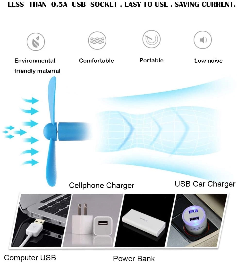 Portable Mini Usb Fan For Laptop 3