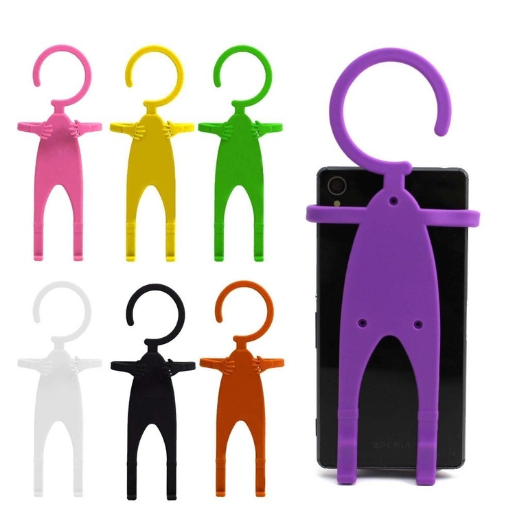 Human Shaped Flexible Cell Phone Holder 1