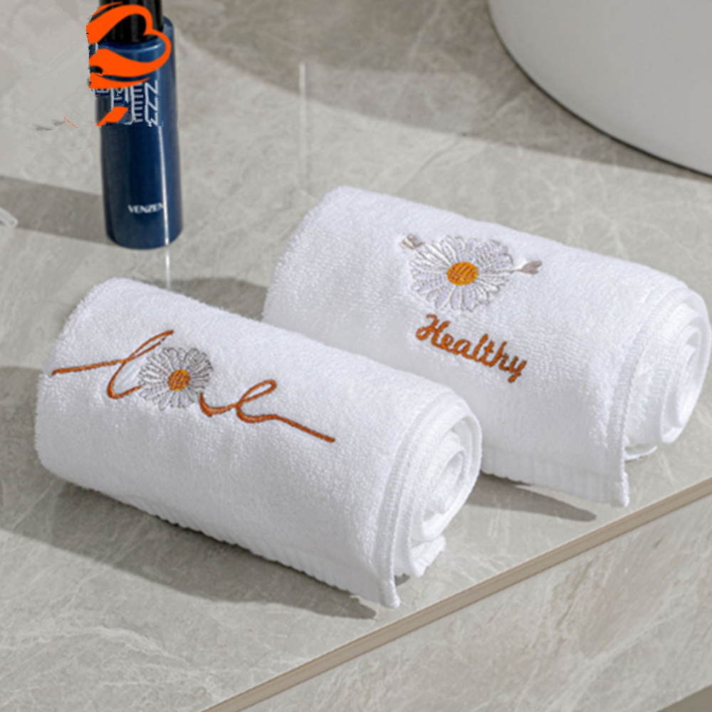 Hotel Resort Hemmed Cotton Hand Towel 2