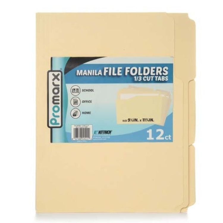 Manila File Folders - 12 Count 2