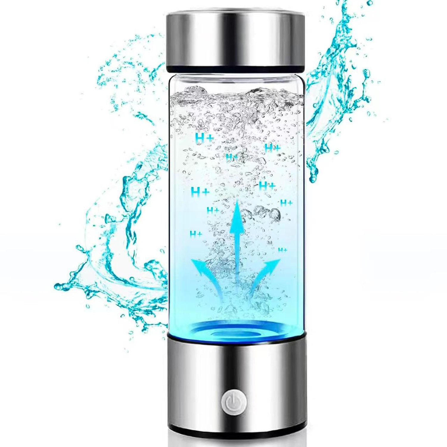 15Oz Portable Hydrogen Water Ionizer Bottle 1