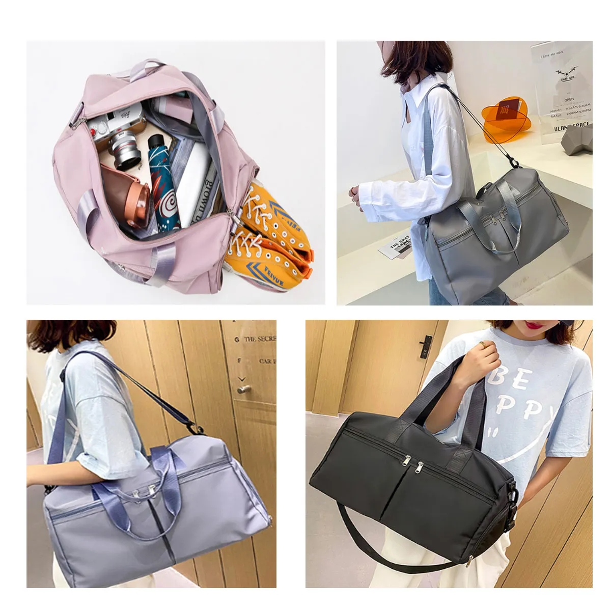 Waterproof Large Capacity Dry Wet Separation Sports Bags 2