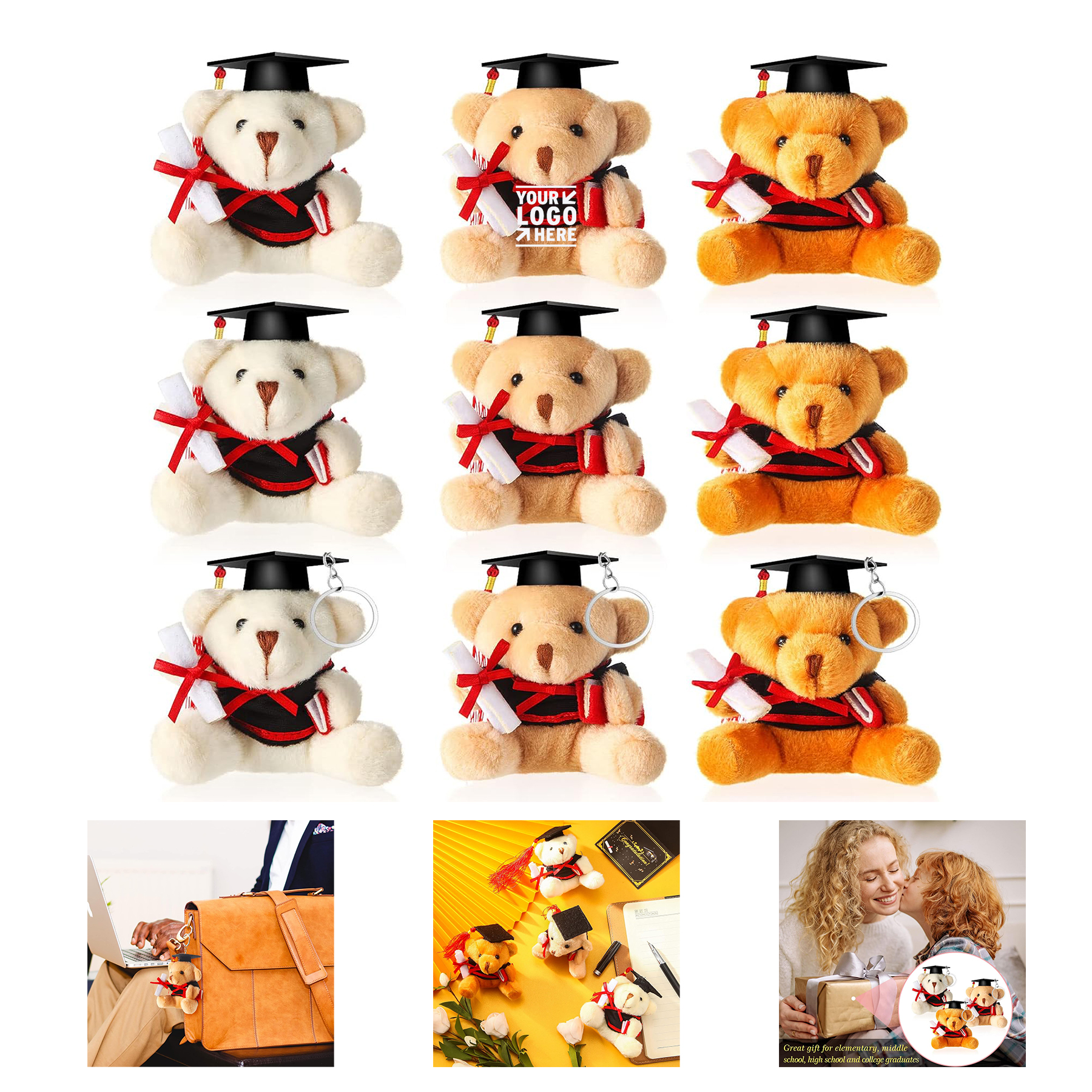 Mini Graduation Teddy Bear 2