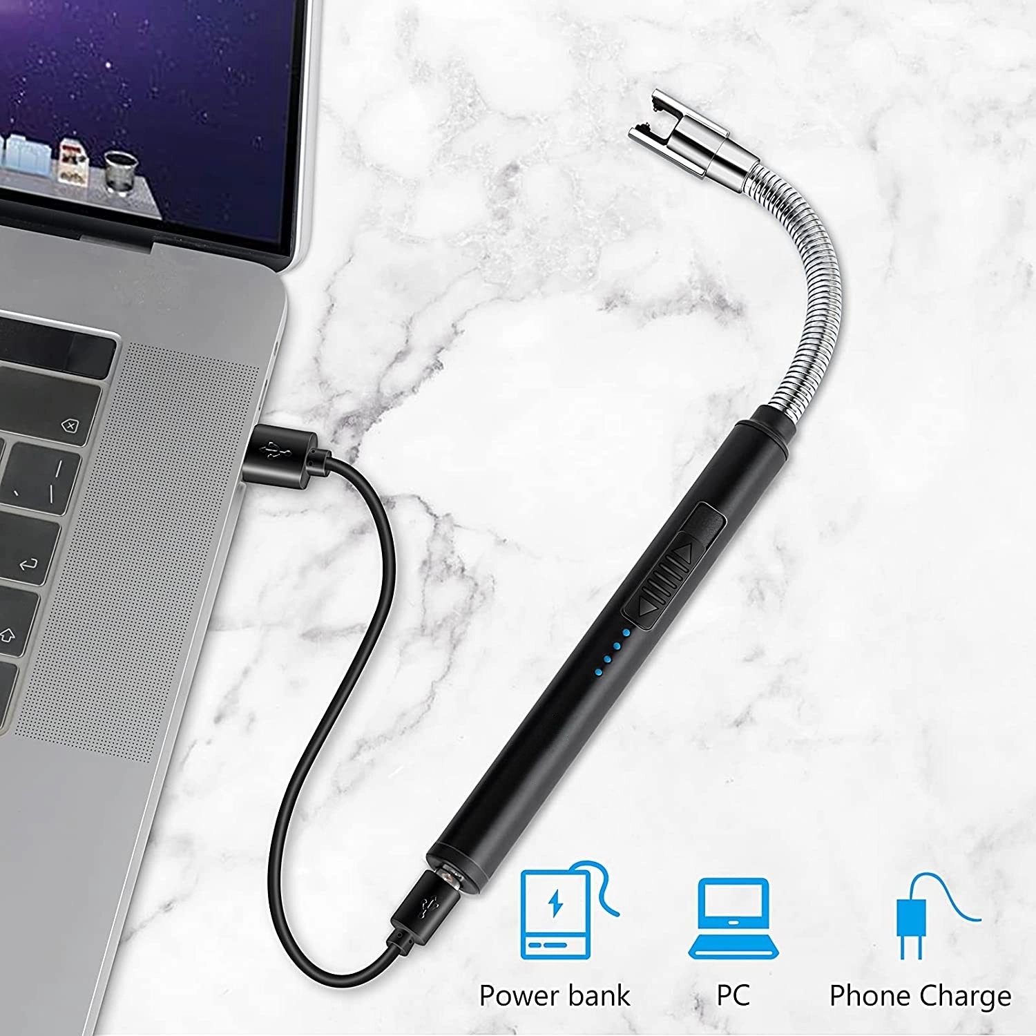 Rechargeable Usb Long Arc Candle Lighters 9