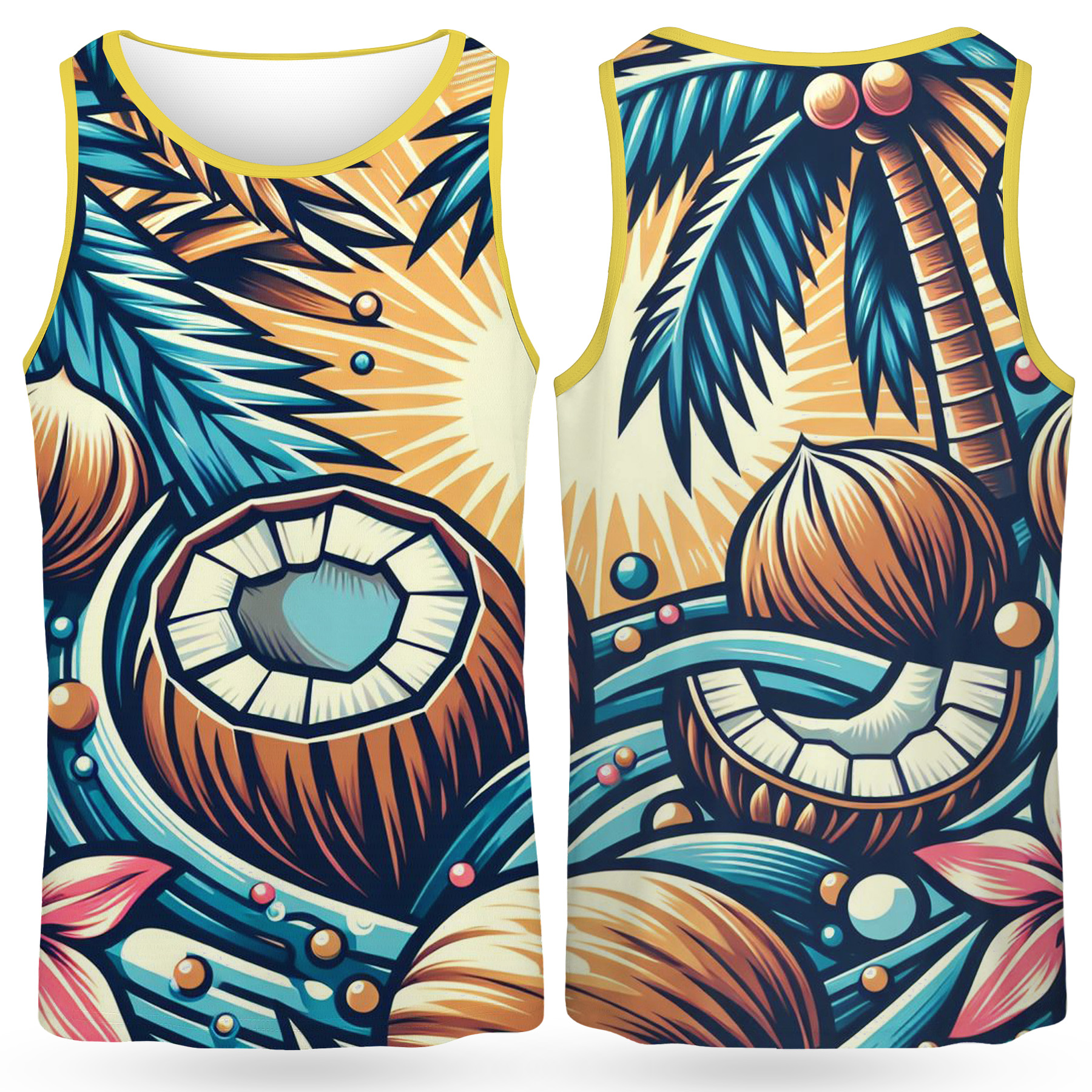 Dye Sublimation Birdseye Mesh Performance Tank Top (160gsm) 2