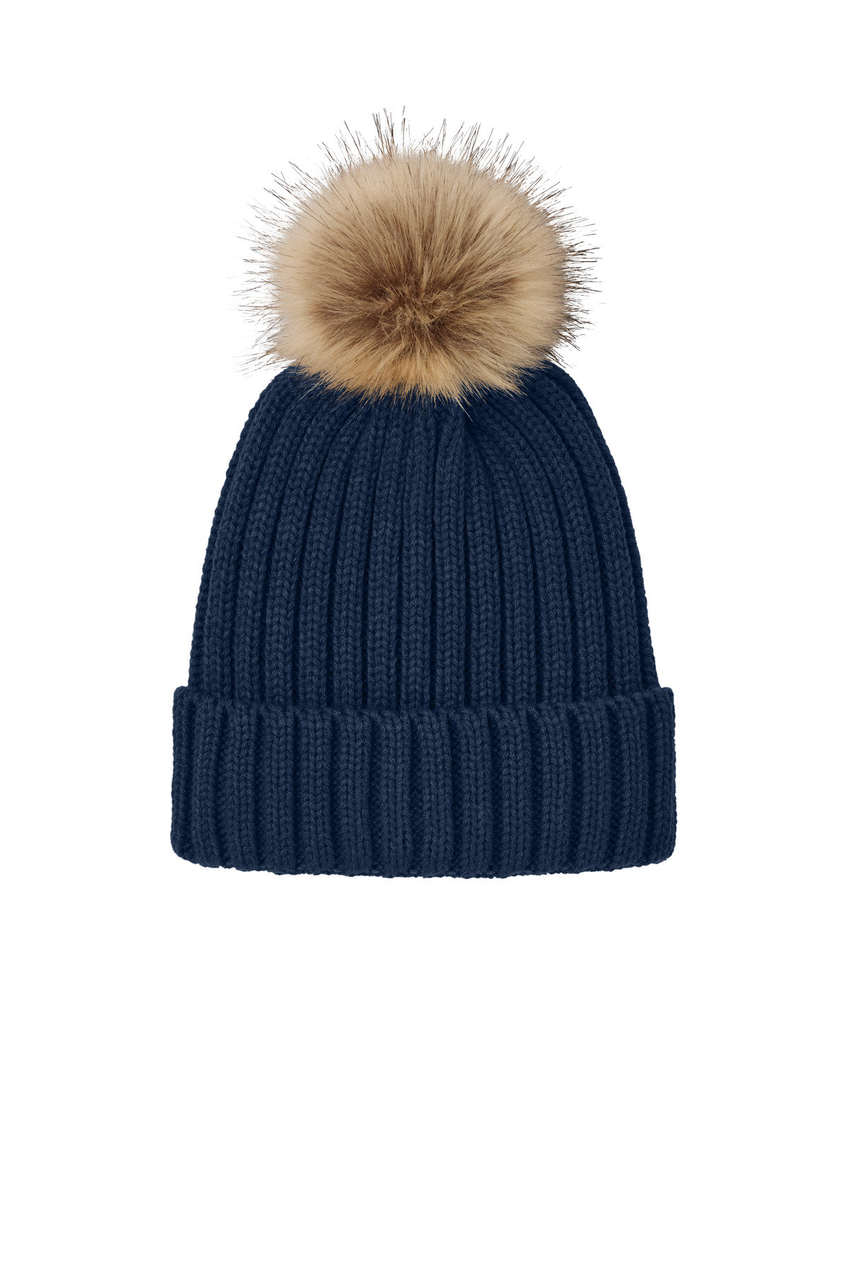 Port Authority Faux Fur Pom Beanie C990 12