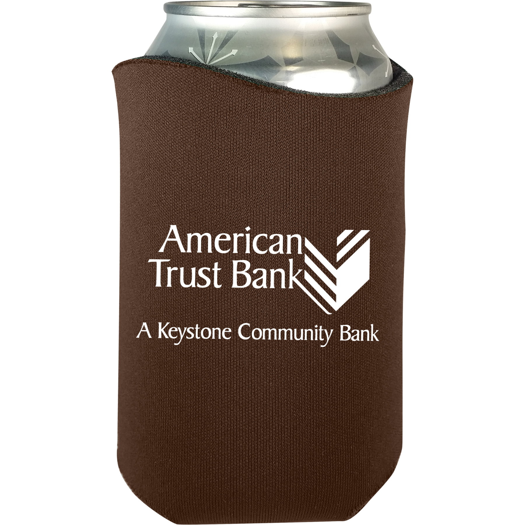 Curve Scuba can cooler, custom koozie with logo imprint 3