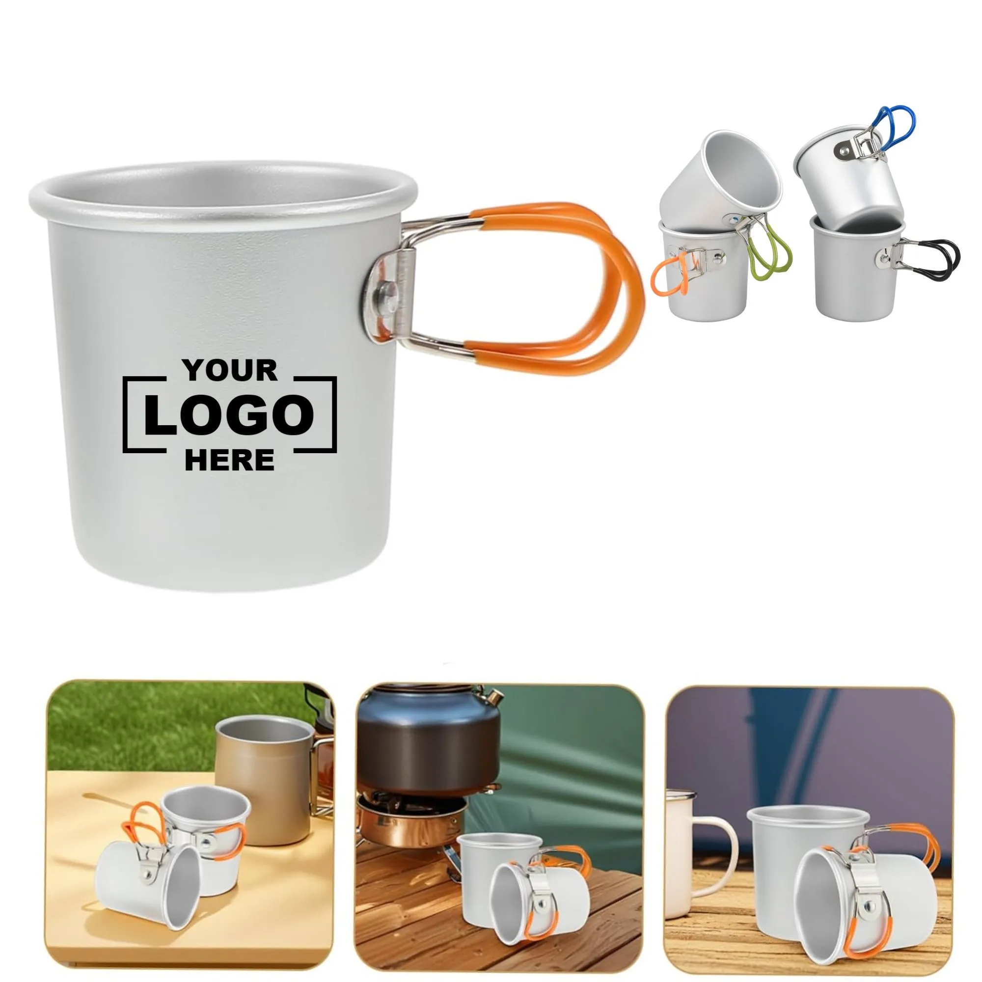 Outdoor Foldable Handle Safety Travel Cup
