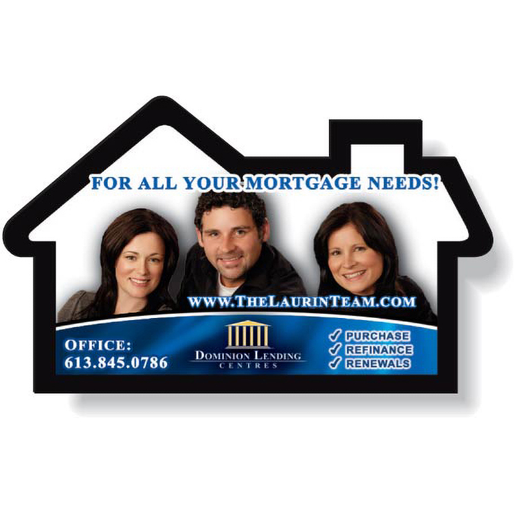 Stock House Magnet .020 (1.625"x2.625"), High Res. Full Colour Digital, White Vinyl Topcoat
