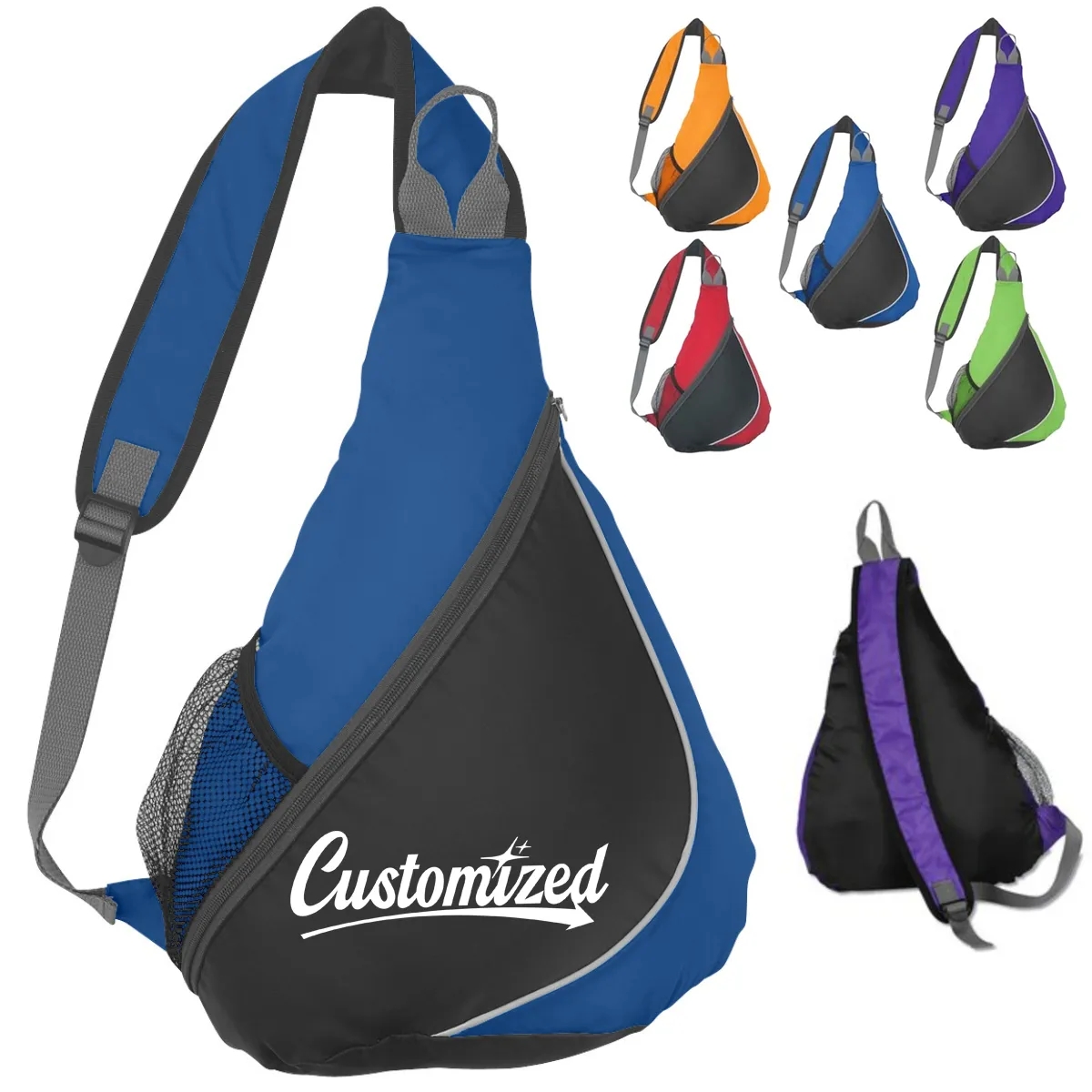 Sling Backpack Chest Bags with Water Bottle Pocket 4