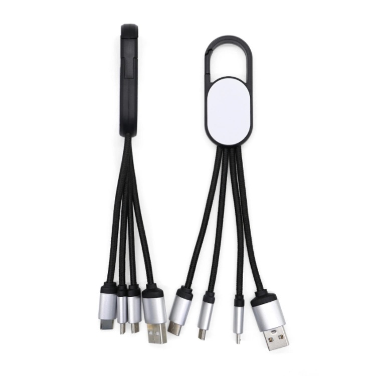 Carabiner Keychain USB 3 in 1 Fast Charging USB Data Cable 2