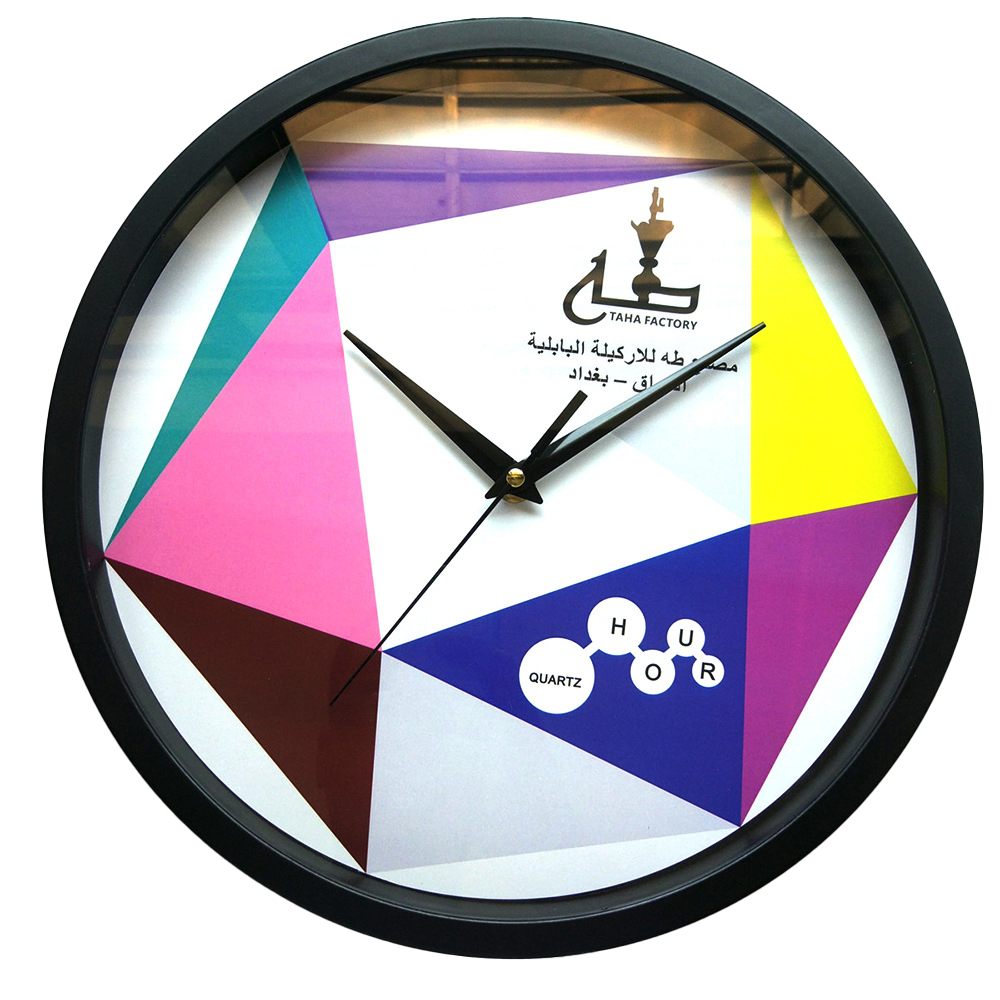 12" Custom Imgae Round Clock Silent Sweep 2
