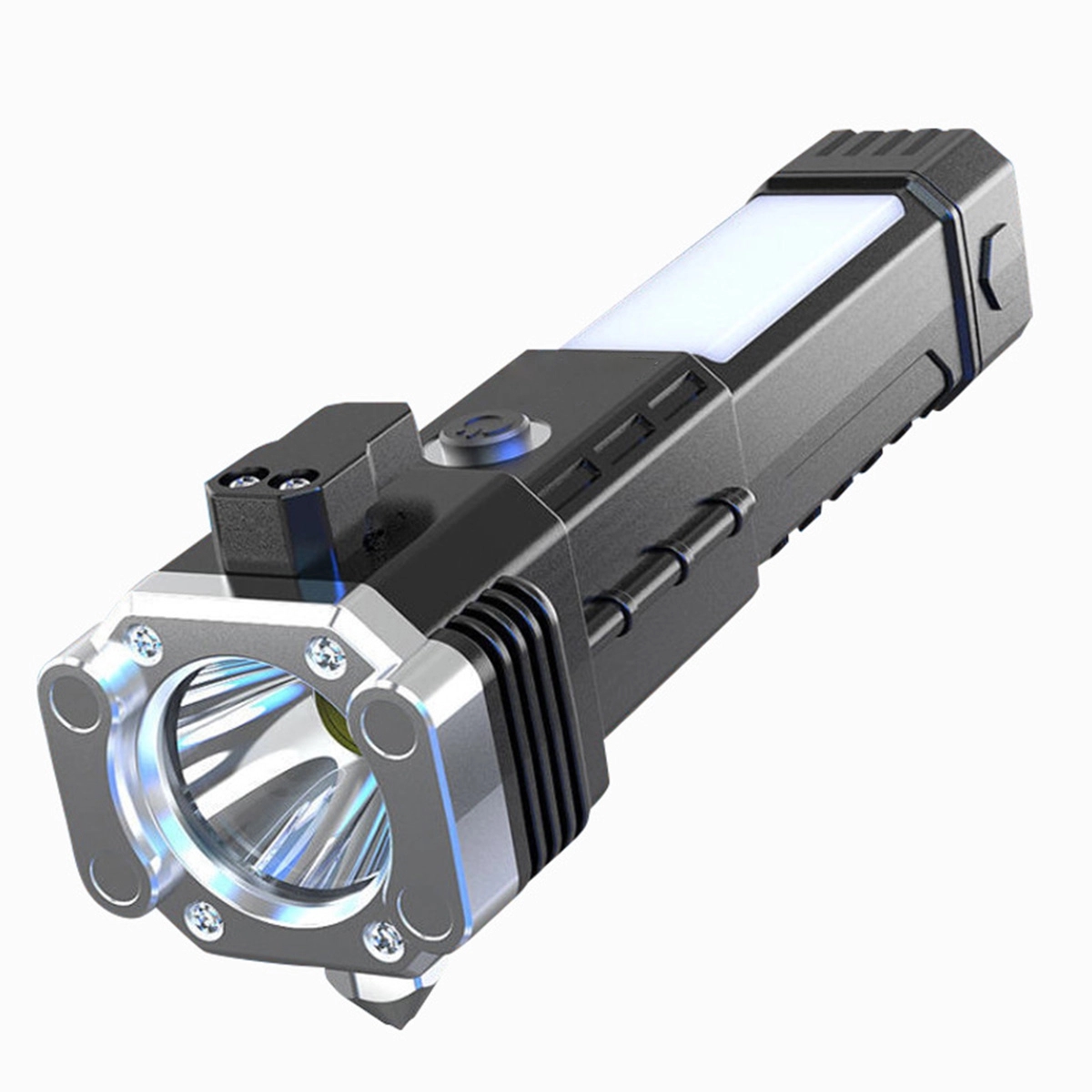 Custom Durable Usb Rechargeable Safety Hammer Flashlight 2