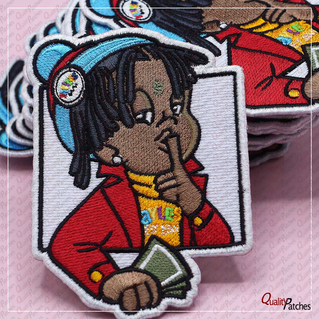 Custom Die Cut Embroidered Patches 37