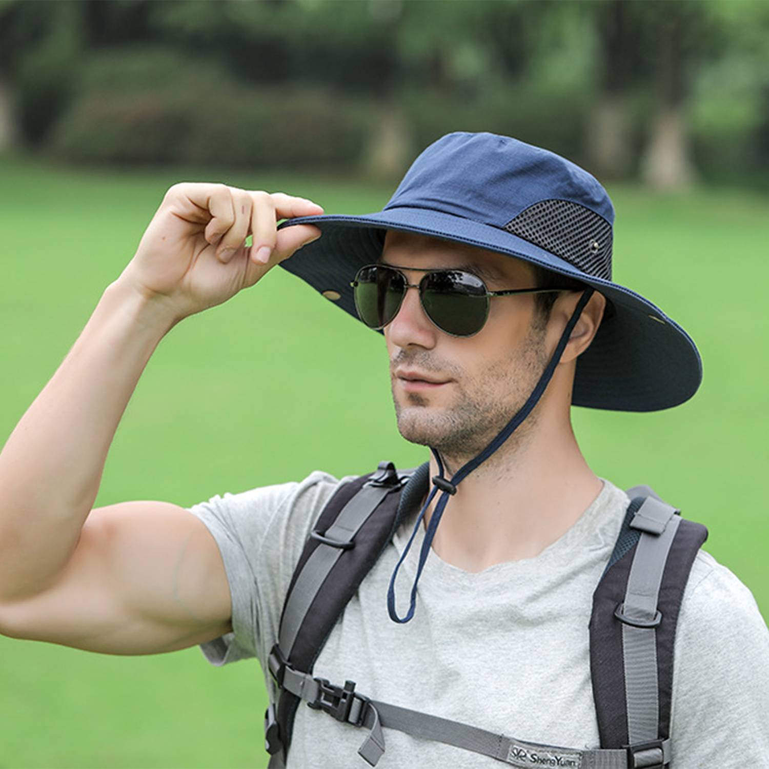 Summer Men'S Sun Hat Cross-Border Outdoor 7