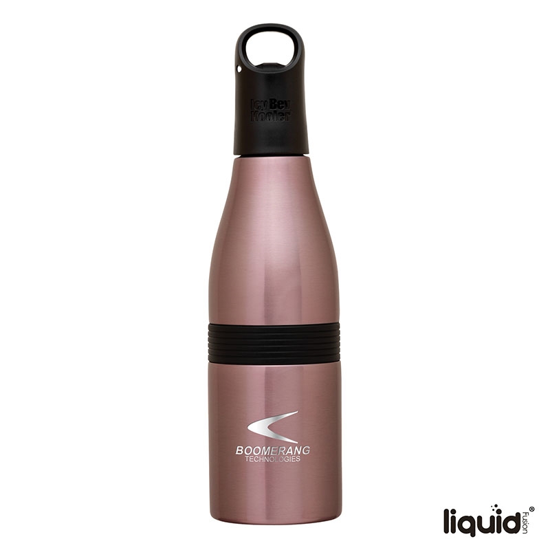 Liquid Fusion® Icy Bev Kooler® 22 oz. 3-In-1 Double Wall Stainless Steel Bottle 65