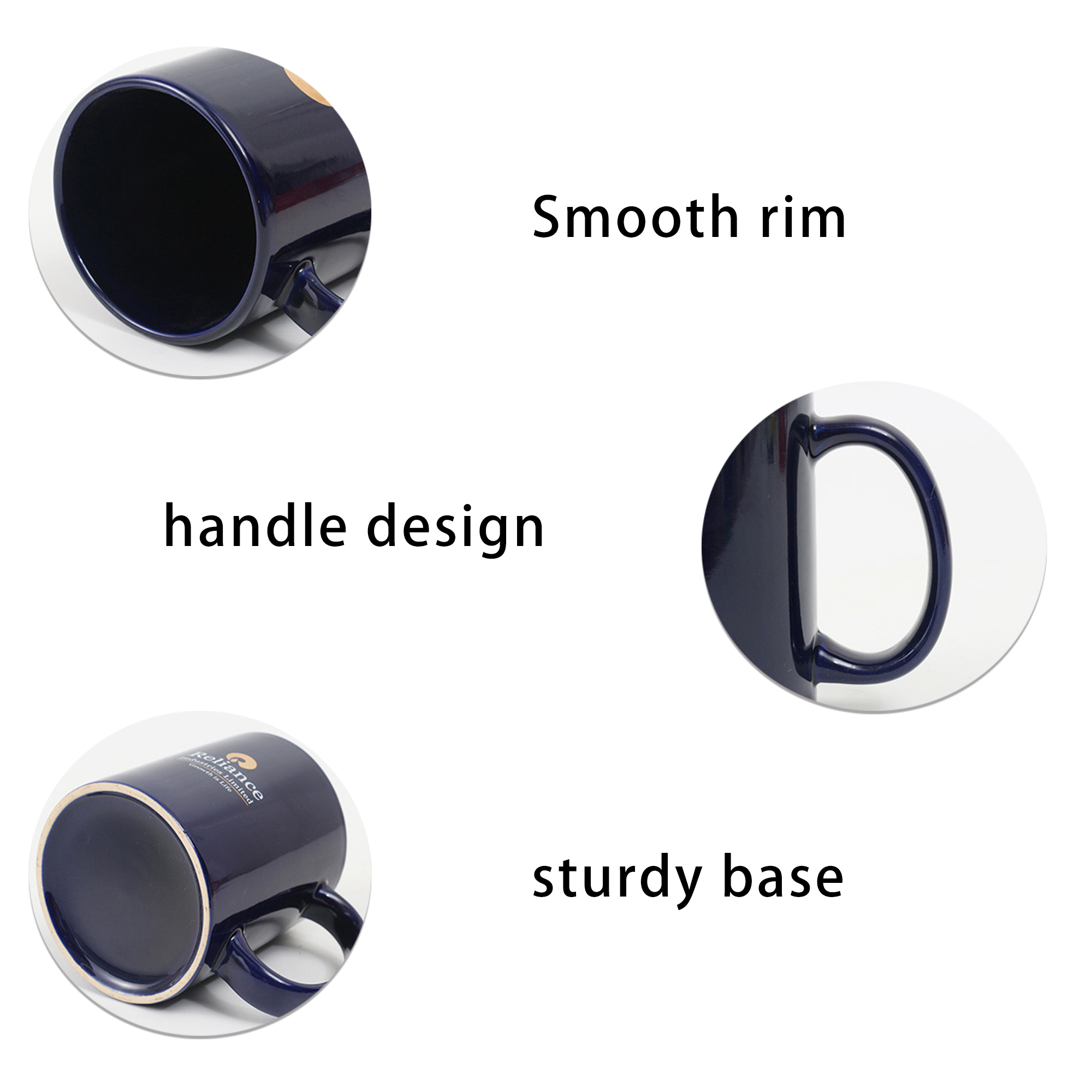 11 oz. Round Ceramic Mugs 5