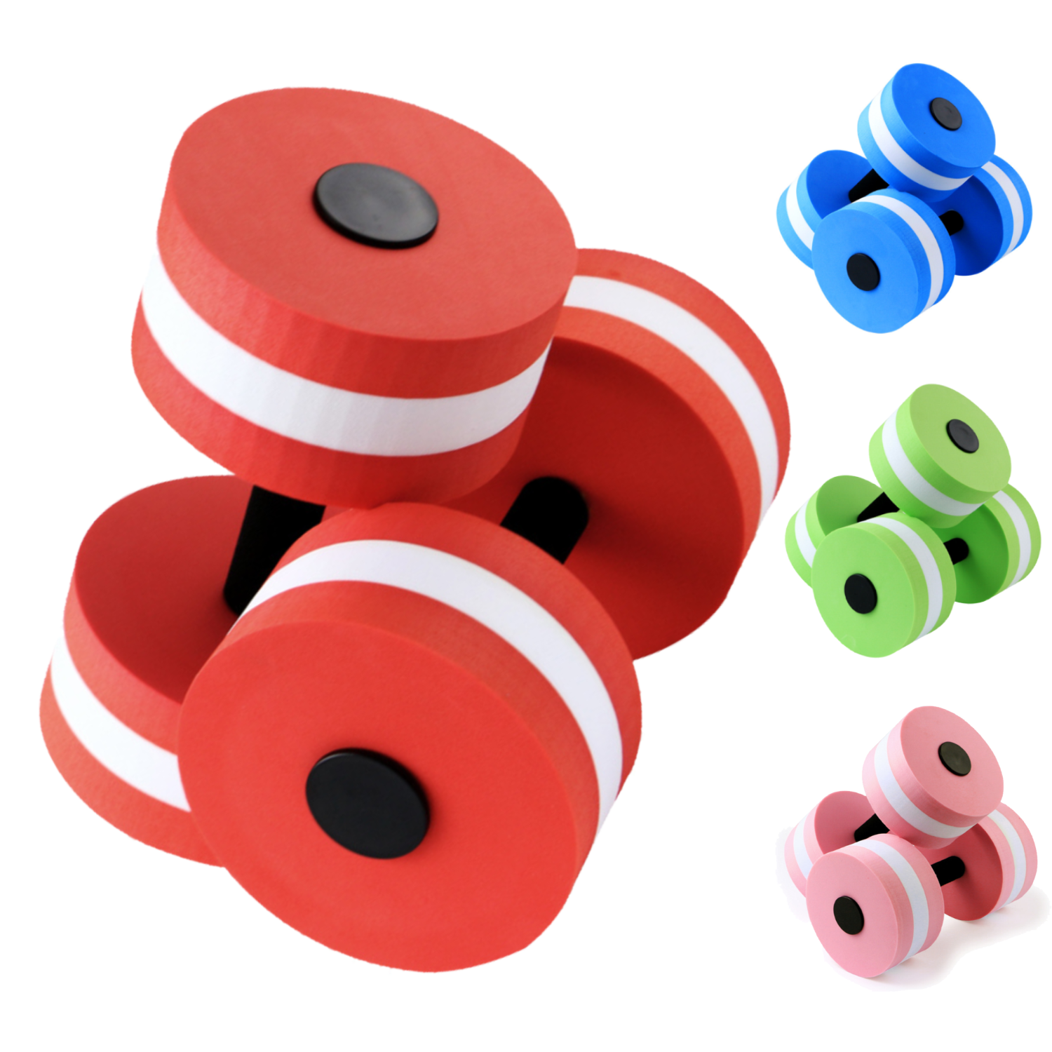 EVA Aquatic Aerobic Exercise Floating Dumbbell 8