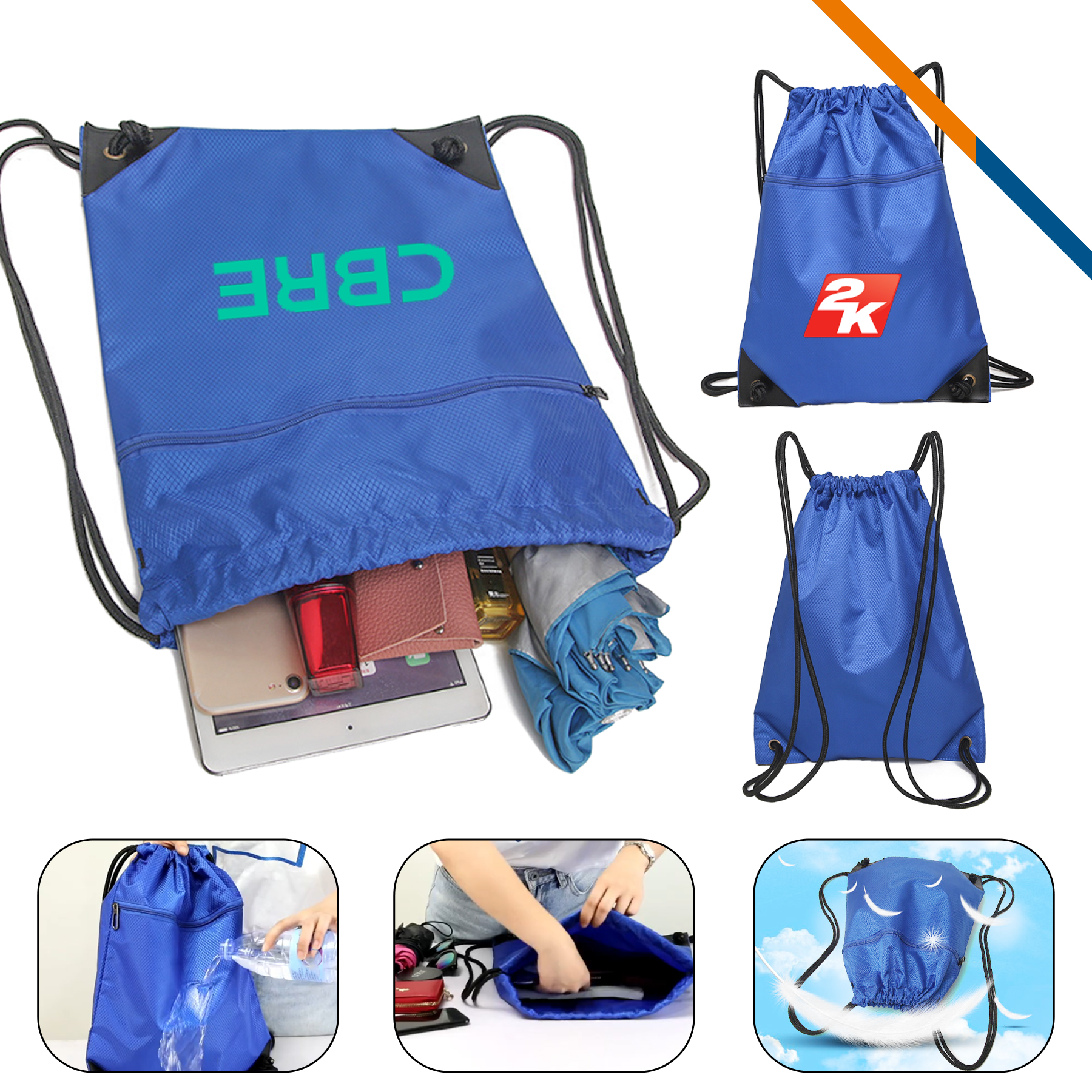 Raddix Drawstring Backpack 14