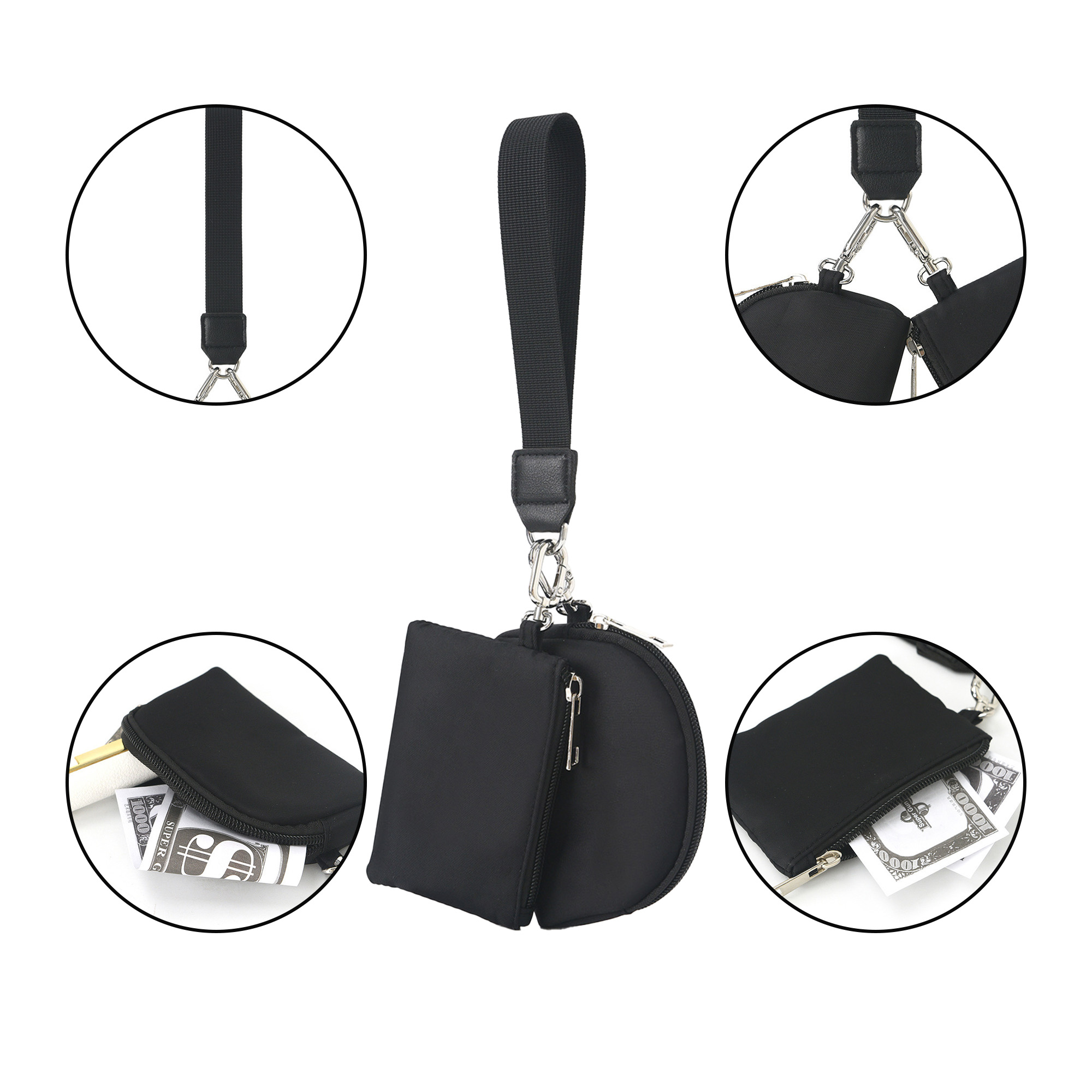 Wristlet Wallet With Keychain 3