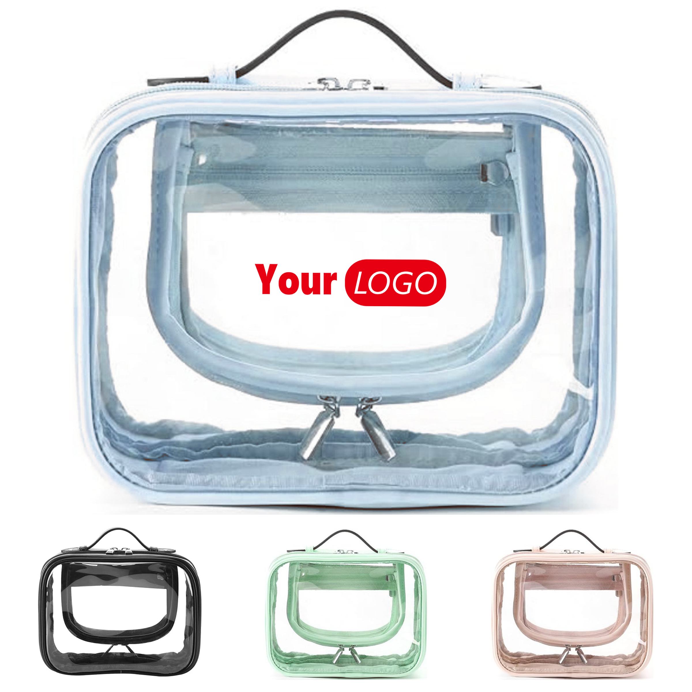 Pvc Travel Essential Transparent Toiletries Bag 3