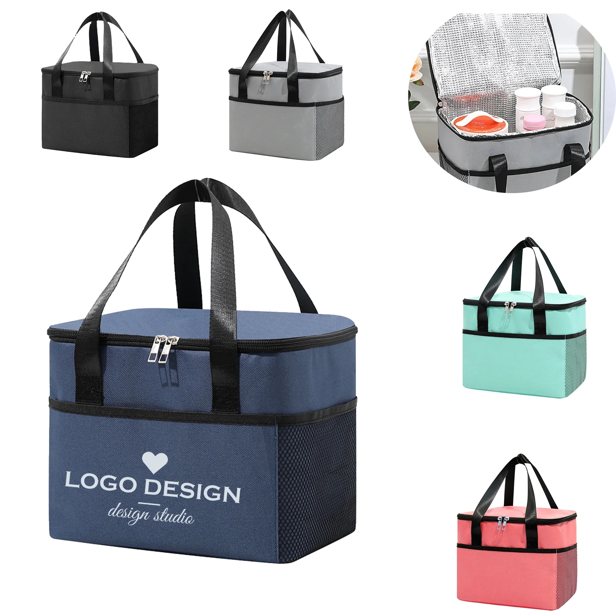 Reusable Insulated Foldable Tote