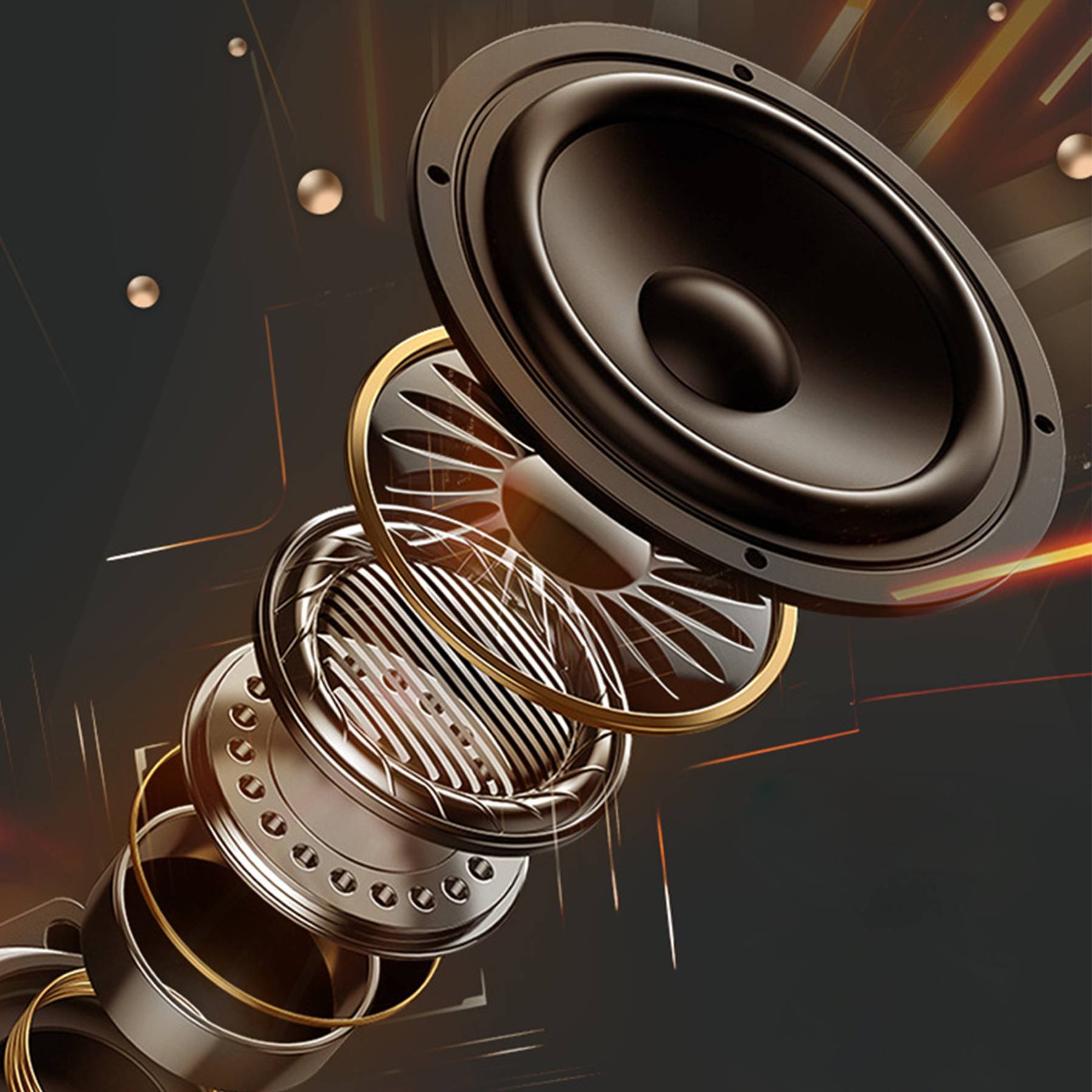 Waterproof high volume Bluetooth speaker 7