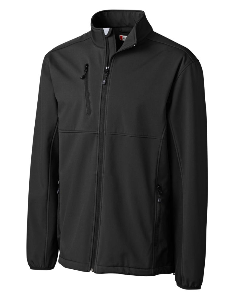 Clique Narvik Recycled Colorblock Stretch Softshell Mens Full Zip Jacket 4