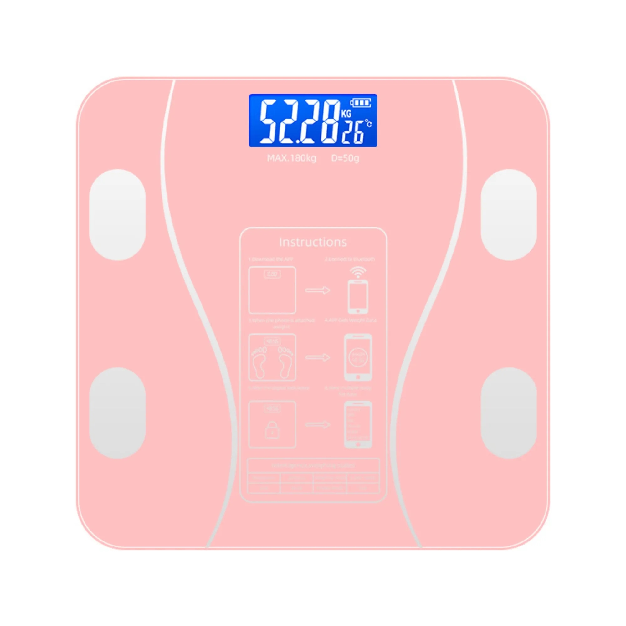 Smart Bluetooth Weight And Body Fat Scale 2