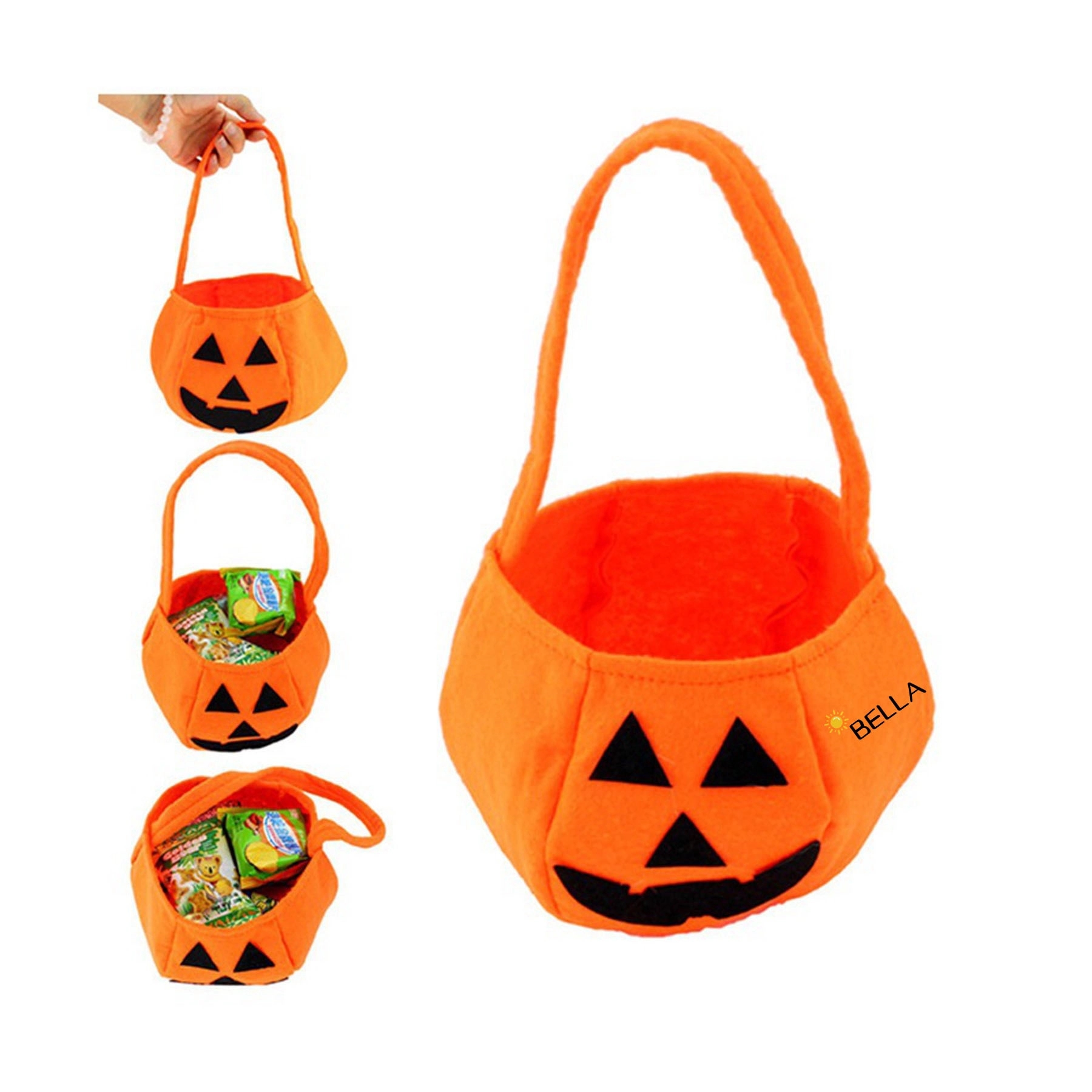 Halloween Party Supplies Non-Woven Fabrics Pumpkin Bags 1