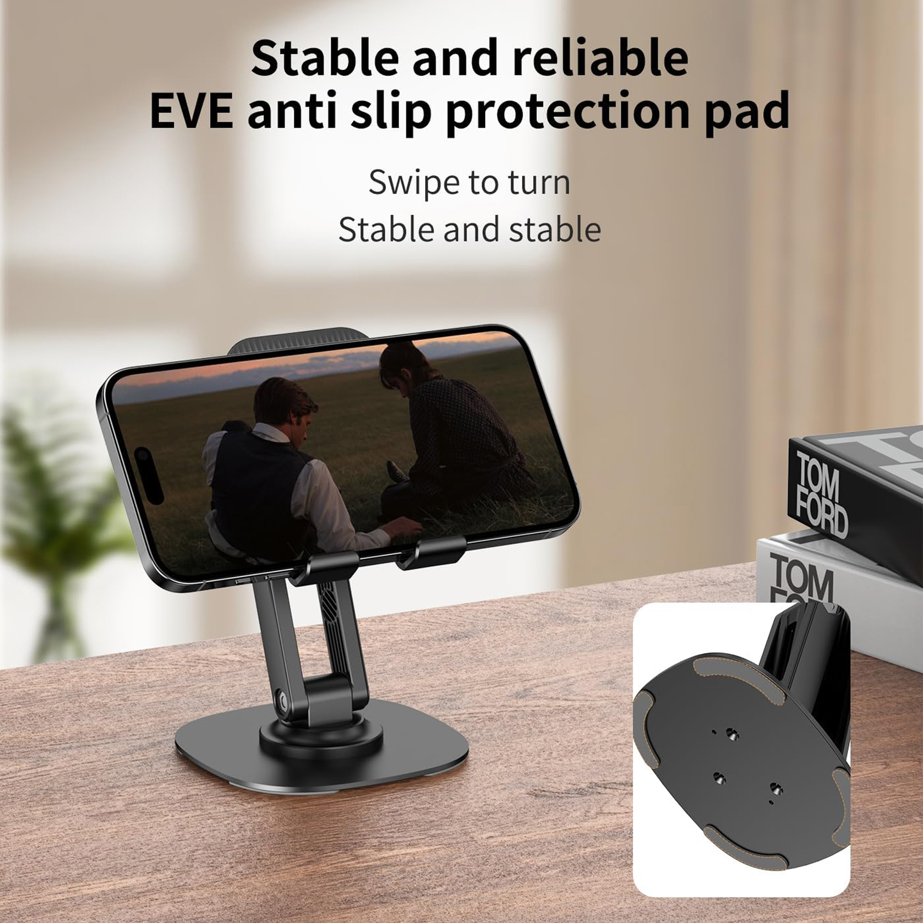 360 Rotating Phone Holder for Desk 2